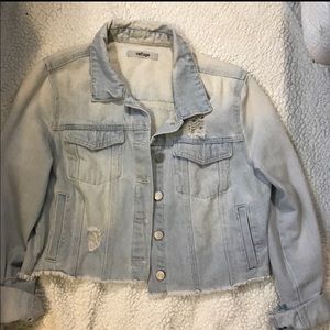 Cropped Refuge jean jacket